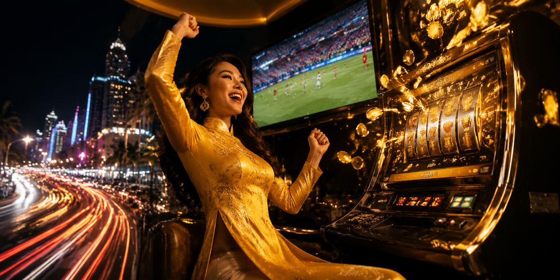 Người dùng Đà Nẵng xem danh mục slot và thể thao trên màn hình rộng