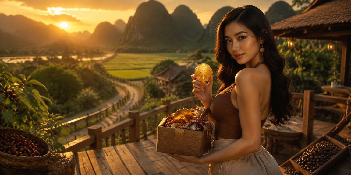 Khung cảnh Ninh Bình với cà phê và đánh giá trải nghiệm casino trực tuyến